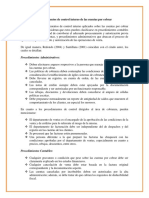 Procedimientos de Control Interno de Las Cuentas Por Cobrar