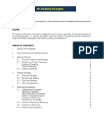 Air Sampling Strategies