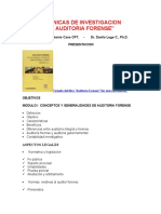 Tecnicas de Investigacion en Auditoria Forense