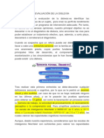 Protocolo EVALUACIÓN DE LA DISLEXIA