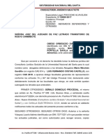 Cambio de Abogado - Docx, Cirregido Escrito de Cambio de Abogado