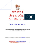 Holida Y Sheet Music For Children:: Piano, Guitar and More