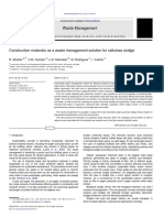 Waste Management: Construction Materials As A Waste Management Solution For Cellulose Sludge