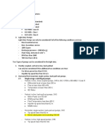 Pumps Types Selection