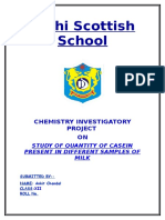 Delhi Scottish School: Chemistry Investigatory Project ON