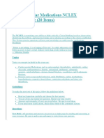 Cardiovascular Medications NCLEX Practice Quiz