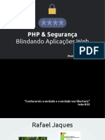 PHP e Seguranca - Blindando Aplicacoes Web