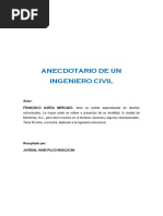 Anecdotario de Un Ingeniero - Ing Fransisco Garsa Mercado