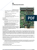 Routerboard 8 00: Quick Setup Guide and Warranty Information