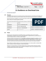 NSP/004/011 Guidance On Overhead Line Clearances: 1.0 Purpose