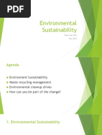 Environmental Sustainability - Peter Van Geit