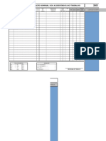 Controle Estatístico de Acidentes de Trabalho Planilha Excel