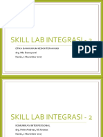 Skill Lab Integ 2 - Etika Hukum KG & Komunikasi Interpesonal