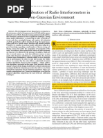 Robust Calibration of Radio Interferometers in Non-Gaussian Environment