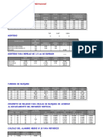 Datos para Calculo Presupuestos