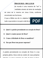 A GLÓRIA DE DEUS - RM 11.33-36 311217