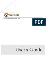 WowzaMediaServerPro UsersGuide