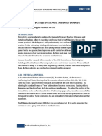 Chapter One: Metric (Si), Pns Bar Sizes Standards and Other Criterion