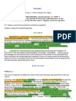 Plaintiff-Appellee vs. vs. Defendant Petitioner-Appellant D. T. Reyes, Luison & Associates Solicitor General