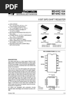 M54HC164 M74HC164: 8 Bit Sipo Shift Register