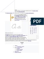 This Article Is About The Letter of The Alphabet. For The English Indefinite Article, See - For Other Uses, See - For, "A#" Redirects Here. For A-Sharp, See