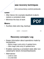 Database Recovery Techniques: Closely Related To Concurrency Control Protocols