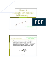 A Coulombs Law & Electric Field Intensity