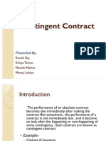 Contingent Contract