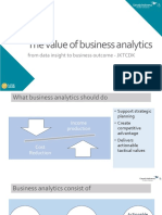 The Value of Business Analytics