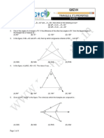 QUIZ-04: Triangle & It'S Properties