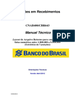 Banco Do Brasil - CNAB 400 - 2012 - Retorno PDF