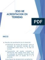 Proceso de Acreditacion en Terreno