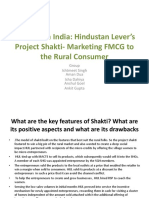 Unilever in India: Hindustan Lever's Project Shakti-Marketing FMCG To The Rural Consumer