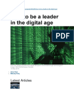 How To Be A Leader in The Digital Age: Latest Articles