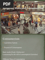 Shopping Malls and Consumerism