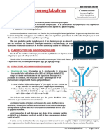 Immunoglobulines (3 - Année Médecine)