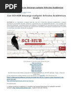 SCI HUB e Libgen PW Descarga Cualquier Artículos Académicos Gratis