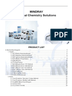 Biochemistry Handbook For Mindray