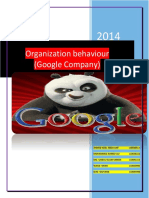 Organization Behaviour (Google Company)