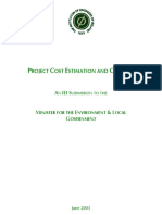 June 2003 Project Cost Estimation and Control PDF