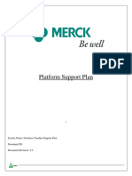 Database Teradata Support Plan