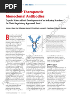 Biosimilar Therapeutic Monoclonal Antibodies Part 1