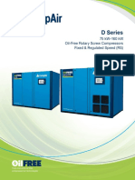 D Series: 75 kW-160 KW Oil-Free Rotary Screw Compressors Fixed & Regulated Speed (RS)