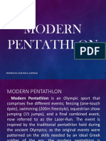 Modern Pentathlon: Prepared By: Char Mae D. Santiago