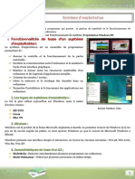 Système D'exploitation Cours Dinformatique Tronc Commun PDF