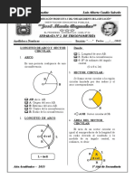 PD Longitud de Arco Sector Circular