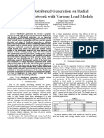 Impact of Distributed Generation On Radial Distribution Network With Various Load Models