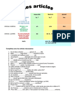 Articles Exercice Grammatical Guide Grammatical Unaun Mento 91073