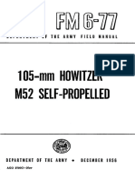 FM6-77 105mm Howitzer M52 Self-Propelled