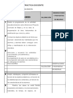 Evaluación de La Práctica Docente